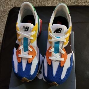 New Balance Kids Multicolor Blue White Orange Yellow Sneakers
